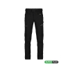 Pantalon de travail stretch slim fit multipoches Noir coupe courte – Dassy Storax