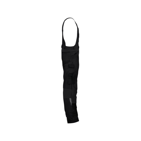 Cotte à bretelles stretch multipoches 4-way Cordura Noir coupe courte – Dassy Tronix Next