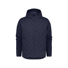 Veste isolante matelassée stretch rembourrage thermique Sorona Bleu nuit – Dassy Tama