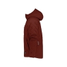 Veste isolante matelassée stretch rembourrage thermique Sorona Rouge brique – Dassy Tama