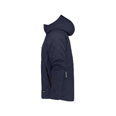 Veste isolante matelassée stretch rembourrage thermique Sorona Bleu nuit – Dassy Tama