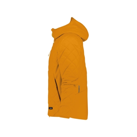Veste isolante matelassée stretch rembourrage thermique Sorona Jaune tournesol – Dassy Tama