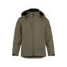 Veste softshell imperméable coupe-vent capuche amovible Kaki – Dassy PURE