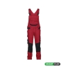 Cotte à bretelles stretch multipoches 4-way Cordura Rouge/noir – Dassy Tronix Next