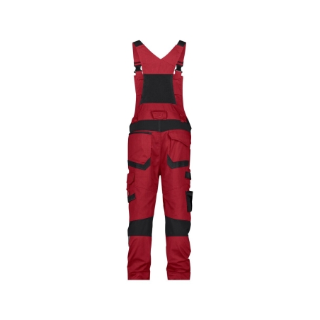 Cotte à bretelles stretch multipoches 4-way Cordura Rouge/noir – Dassy Tronix Next