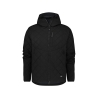 Veste isolante matelassée stretch rembourrage thermique Sorona Noir – Dassy Tama