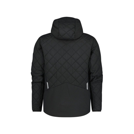 Veste isolante matelassée stretch rembourrage thermique Sorona Noir – Dassy Tama
