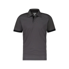Polo de travail manches courtes anti-UV UPF 50+ antibactérien Gris anthracite/noir – Dassy Traxion