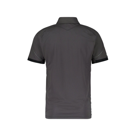 Polo de travail manches courtes anti-UV UPF 50+ antibactérien Gris anthracite/noir – Dassy Traxion