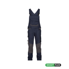 Cotte à bretelles stretch multipoches 4-way Cordura Marine/gris – Dassy Tronix Next