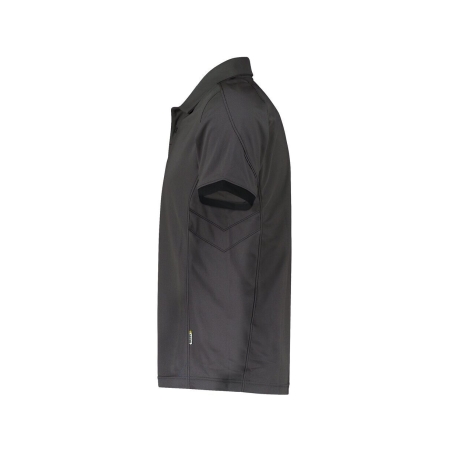 Polo de travail manches courtes anti-UV UPF 50+ antibactérien Gris anthracite/noir – Dassy Traxion