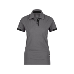 Polo de travail femme coupe cintrée anti-UV respirant Gris/noir – Dassy Traxion Next Women