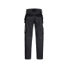 Pantalon de travail multipoches stretch quadri-directionnel Gris/noir coupe longue – Dassy Rossi Flex
