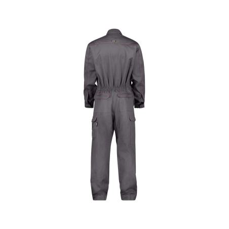 Combinaison de travail ignifugée 100% coton multipoches Gris ciment – Dassy Toronto