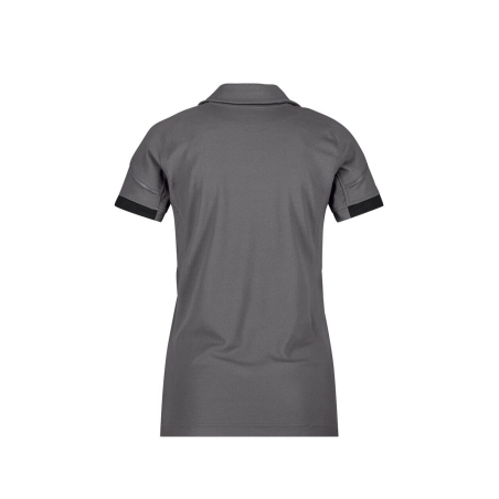 Polo de travail femme coupe cintrée anti-UV respirant Gris/noir – Dassy Traxion Next Women