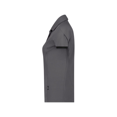 Polo de travail femme coupe cintrée anti-UV respirant Gris/noir – Dassy Traxion Next Women