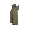 Veste softshell femme coupe-vent imperméable capuche amovible Kaki – Dassy PURE