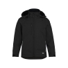 Veste softshell femme coupe-vent imperméable capuche amovible Noir – Dassy PURE