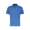 Polo de travail manches courtes anti-UV UPF 50+ antibactérien Bleu azur/gris anthracite – Dassy Traxion