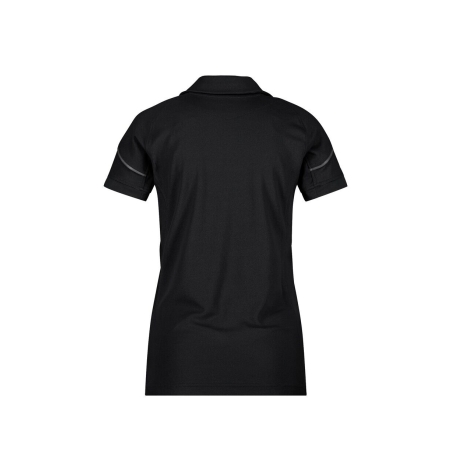Polo de travail femme coupe cintrée anti-UV respirant Noir – Dassy Traxion Next Women