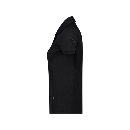 Polo de travail femme coupe cintrée anti-UV respirant Noir – Dassy Traxion Next Women