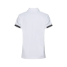 Polo de travail femme coupe cintrée anti-UV respirant Blanc/gris – Dassy Traxion Next Women
