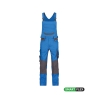 Cotte à bretelles stretch multipoches Cordura Bleu/gris coupe longue – Dassy Tronix