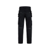 Pantalon de travail multipoches stretch quadri-directionnel Noir coupe courte – Dassy Rossi Flex ROSF+N