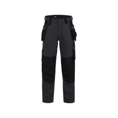 Pantalon de travail multipoches stretch quadri-directionnel Gris/noir – Dassy Rossi Flex