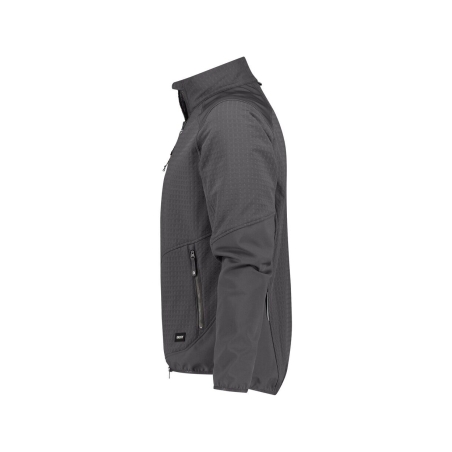 Veste intermédiaire stretch manches préformées dos rallongé Gris anthracite – Dassy Sintra