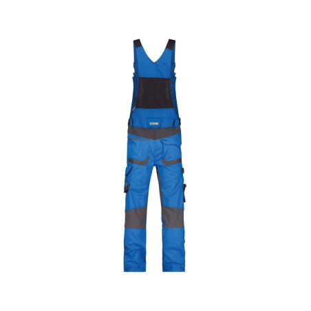 Cotte à bretelles stretch multipoches Cordura Bleu/gris – Dassy Tronix