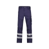 Pantalon de travail multipoches avec bandes réfléchissantes 245 g/m² Marine – Dassy Vegas
