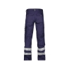 Pantalon de travail multipoches avec bandes réfléchissantes 245 g/m² Marine – Dassy Vegas