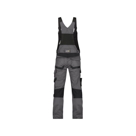 Cotte à bretelles stretch multipoches Cordura Gris/noir – Dassy Tronix