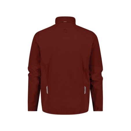 Veste intermédiaire stretch manches préformées dos rallongé Rouge brique – Dassy Sintra