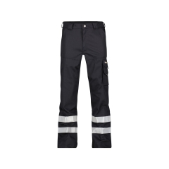 Pantalon de travail multipoches avec bandes réfléchissantes 245 g/m² Noir – Dassy Vegas