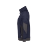 Sweat-shirt femme zippé coudes renforcés Cordura Bleu nuit/gris anthracite – Dassy Velox Women