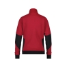 Sweat-shirt femme zippé coudes renforcés Cordura Rouge/noir – Dassy Velox Women