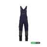 Cotte à bretelles stretch multipoches avec genouillères Cordura Bleu nuit/gris anthracite coupe longue – Dassy Voltic