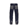 Pantalon de travail stretch multipoches coupe ajustée Bleu nuit/gris anthracite coupe courte – Dassy Spectrum