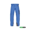 Pantalon de travail stretch multipoches coupe ajustée Bleu azur/gris anthracite – Dassy Spectrum