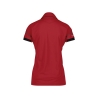 Polo de travail femme manches courtes anti-UV UPF 50+ respirant Rouge/noir – Dassy Traxion Women