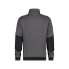 Sweat-shirt de travail zippé coudes renforcés Cordura Gris/noir – Dassy Velox Next