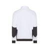 Sweat-shirt de travail zippé coudes renforcés Cordura Blanc/gris – Dassy Velox Next