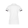 Polo de travail femme manches courtes anti-UV UPF 50+ respirant Blanc/gris anthracite – Dassy Traxion Women