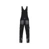Cotte à bretelles stretch multipoches avec genouillères Cordura Noir/gris anthracite – Dassy Voltic
