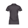 Polo de travail femme manches courtes anti-UV UPF 50+ respirant Gris anthracite/noir – Dassy Traxion Women