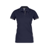 Polo de travail femme manches courtes anti-UV UPF 50+ respirant Bleu nuit/gris anthracite – Dassy Traxion Women