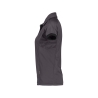 Polo de travail femme manches courtes anti-UV UPF 50+ respirant Gris anthracite/noir – Dassy Traxion Women