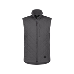 Gilet sans manches matelassé isolant stretch ripstop Gris anthracite – Dassy Yala